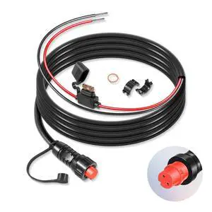 010-11425-01 Threaded Power Cable 6ft./1.8m - fit for Garmin GLS, GPSMAP, GSD, LiveScope - Include Locking Ring, Replace for Garmin 010-11425-01 Threaded Power Cable f/GLS 10 010-11425-01 Threaded Power Cable 6ft./1.8m - fit for Garmin GLS, GPSMAP, GSD, LiveScope - Include Locking Ring, Replace for Garmin 010-11425-01 Threaded Power Cable f/GLS 10