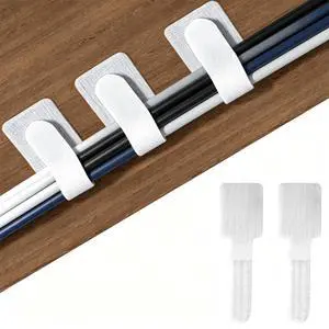 300 Pcs Hook and Loop Cable Ties,Cable Management Under Desk,White | Self Adhesive Hook and Loop Cable Straps,Computer Cord Organizer,Adjustable Cable Ties for Home, Office 300 Pcs Hook and Loop Cable Ties,Cable Management Under Desk,White | Self Adhesive Hook and Loop Cable Straps,Computer Cord Organizer,Adjustable Cable Ties for Home, Office