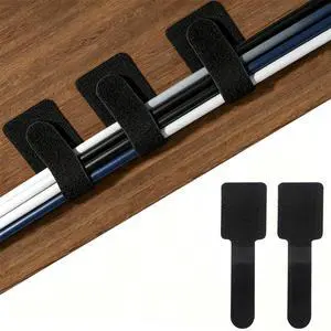 300 Pcs Hook and Loop Cable Ties,Cable Management Under Desk,Black | Self Adhesive Hook and Loop Cable Straps,Computer Cord Organizer,Adjustable Cable Ties for Home, Office 300 Pcs Hook and Loop Cable Ties,Cable Management Under Desk,Black | Self Adhesive Hook and Loop Cable Straps,Computer Cord Organizer,Adjustable Cable Ties for Home, Office