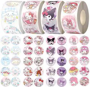 2000pcs Cartoon Stickers, Cute Fun Stickers, DIY Decoration of Items Like Notebooks, Phone, Water Bottles and Helmets, Birthday Party Favors(4 Rolls) 2000pcs Cartoon Stickers, Cute Fun Stickers, DIY Decoration of Items Like Notebooks, Phone, Water Bottles and Helmets, Birthday Party Favors(4 Rolls)