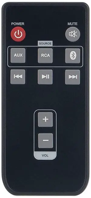 Replacement Remote Control fit for Insignia RMC-HURSK18 NS-HURSK18 | RMC-SB314 NS-SB314 RMC-SB316 NS-HBTSS116RC NS-HBTSS116 Soundbar Speaker Home Theater System Replacement Remote Control fit for Insignia RMC-HURSK18 NS-HURSK18 | RMC-SB314 NS-SB314 RMC-SB316 NS-HBTSS116RC NS-HBTSS116 Soundbar Speaker Home Theater System