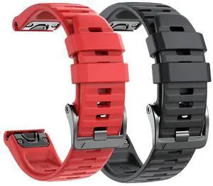 Compatible with Fenix 6 Pro Band 22mm Easy Fit for Fenix 5/Fenix 5 Plus/Fenix 6/Fenix 6 Pro/Forerunner 935/Forerunner 945/Approach S60/Quatix 5(Black/Red) Compatible with Fenix 6 Pro Band 22mm Easy Fit for Fenix 5/Fenix 5 Plus/Fenix 6/Fenix 6 Pro/Forerunner 935/Forerunner 945/Approach S60/Quatix 5(Black/Red)