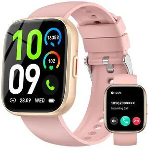 Smart Watches for Women Men Answer/Make Call, 1.85" Fitness Watch with 120+ Sports Modes, Heart Rate/Blood Oxygen/Activity Tracker, Pedometer, IP68 SmartWatch for iPhone Android Samsung (Pink, 1.85) Smart Watches for Women Men Answer/Make Call, 1.85" Fitness Watch with 120+ Sports Modes, Heart Rate/Blood Oxygen/Activity Tracker, Pedometer, IP68 SmartWatch for iPhone Android Samsung (Pink, 1.85)