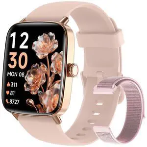 Smart Watch for Women, Stainless Steel Bezel Fitness Tracker (Make/Answer Calls), IP68 Waterproof, Heart Rate SpO2 Monitor, Sleep & Activity Tracking Smartwatch for Android Phones iPhone Smart Watch for Women, Stainless Steel Bezel Fitness Tracker (Make/Answer Calls), IP68 Waterproof, Heart Rate SpO2 Monitor, Sleep & Activity Tracking Smartwatch for Android Phones iPhone