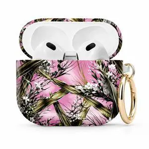 Compatible with Airpod 4 Case,TPU Cute Pattern Protective, Shockproof Anti Scratch Case with Keychain Ring, Supports Wireless Charging(Abstract Botanical with Pink Background) Compatible with Airpod 4 Case,TPU Cute Pattern Protective, Shockproof Anti Scratch Case with Keychain Ring, Supports Wireless Charging(Abstract Botanical with Pink Background)