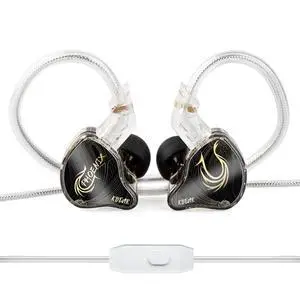KBEAR Phoenix Wired Earbuds, Black with Mic | in Ear Headphones with 10mm DD+PET Driver, Stereo Clear Sound Gaming Headphones, in Ear Monitor for Music Gaming KBEAR Phoenix Wired Earbuds, Black with Mic | in Ear Headphones with 10mm DD+PET Driver, Stereo Clear Sound Gaming Headphones, in Ear Monitor for Music Gaming