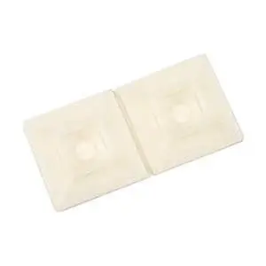 Cable Tie Mounting Base CTB1X1NTA-C, 4-way Adhesive Mount, Pack of 100 | 4-Way Adhesive Mount, Designed to Keep Your Wire or Cable Bundles Organized in Narrow Spaces, CTB1X1NTA-C Cable Tie Mounting Base CTB1X1NTA-C, 4-way Adhesive Mount, Pack of 100 | 4-Way Adhesive Mount, Designed to Keep Your Wire or Cable Bundles Organized in Narrow Spaces, CTB1X1NTA-C
