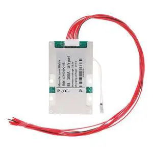 8S BMS 25.6V 100A Lifepo4 Battery Management System PCB Protection Board with Balance Wire and NTC,Ten Functional protections, Common Port, for Lifepo4 Battery Pack (8S 25.6V 100A) 8S BMS 25.6V 100A Lifepo4 Battery Management System PCB Protection Board with Balance Wire and NTC,Ten Functional protections, Common Port, for Lifepo4 Battery Pack (8S 25.6V 100A)