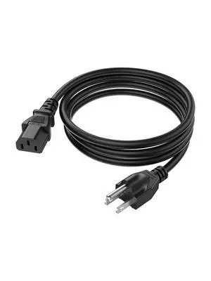 2-Pack 18AWG Universal Power Cord 6FT NEMA 5-15P to IEC320C13 | for NEMA 5-15P to IEC320C13 Cable,Black PVC Molding,1.8M,UL Safety Certification,SJT cable 2-Pack 18AWG Universal Power Cord 6FT NEMA 5-15P to IEC320C13 | for NEMA 5-15P to IEC320C13 Cable,Black PVC Molding,1.8M,UL Safety Certification,SJT cable