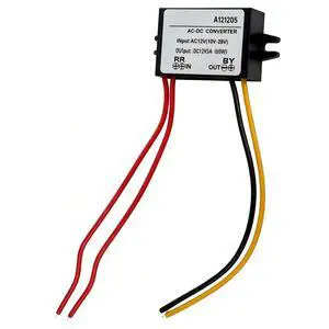 AC to DC Converter 12V 5A, IP67 Waterproof Step Down Converter AC 10-28V to DC 12V, Integrated SMD with 4 Cables for Motor, Pump, Router, Surveillance Camera (1Pcs) AC to DC Converter 12V 5A, IP67 Waterproof Step Down Converter AC 10-28V to DC 12V, Integrated SMD with 4 Cables for Motor, Pump, Router, Surveillance Camera (1Pcs)