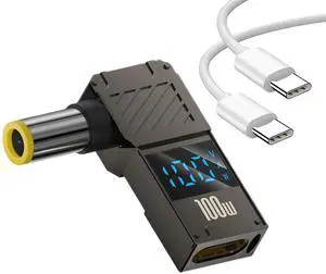 100W PD Power Charger Connector Tip for IBM DC 7.9 x 5.5mm with 100W/5A USB C Cable (1.5M) 100W PD Power Charger Connector Tip for IBM DC 7.9 x 5.5mm with 100W/5A USB C Cable (1.5M)