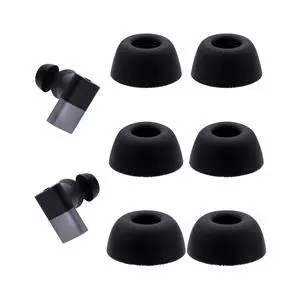 Replacement Eartips for Status Pro X/Between 3ANC/Audio Between Pro Earbuds | Mermoy Foam Ear Tips 3 Pairs (S/M/L) Black Replacement Eartips for Status Pro X/Between 3ANC/Audio Between Pro Earbuds | Mermoy Foam Ear Tips 3 Pairs (S/M/L) Black