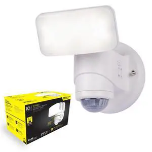 Wired Motion Security Light with Dynamic Tracking Technology, 2000 Lumens LED, 240° Sensor, White, 50 ft Range Wired Motion Security Light with Dynamic Tracking Technology, 2000 Lumens LED, 240° Sensor, White, 50 ft Range