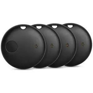 Smart tag-4 Pack Bluetooth Tracker Work with Apple Find My (iOS Only).Item Finder for Keys, Wallet,Backpack, Luggage (4P Black) Smart tag-4 Pack Bluetooth Tracker Work with Apple Find My (iOS Only).Item Finder for Keys, Wallet,Backpack, Luggage (4P Black)