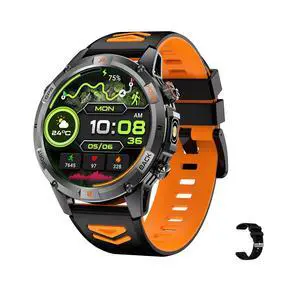 Smart Watch for Men with 7-Day Battery and Built-in GPS, 1.46" Round Fitness Watch, Heart Rate/SpO2/Sleep Monitor, IP68 Waterproof, Compatible with Android iOS (Color Blocking) Smart Watch for Men with 7-Day Battery and Built-in GPS, 1.46" Round Fitness Watch, Heart Rate/SpO2/Sleep Monitor, IP68 Waterproof, Compatible with Android iOS (Color Blocking)