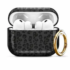 Compatiable with AirPod Pro 3 Trendy Case with Keychain Shockproof and Full Coverage, Unique Pattern Design for 3rd Gen Airpod Pro(Black Leopard) Compatiable with AirPod Pro 3 Trendy Case with Keychain Shockproof and Full Coverage, Unique Pattern Design for 3rd Gen Airpod Pro(Black Leopard)