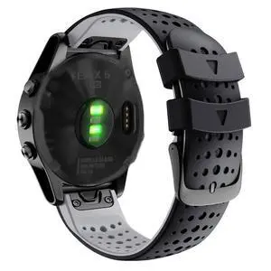 Silicone Quick Fit 22mm Watch Bands for Garmin Instinct 3 45mm / Fenix 8 47mm / Fenix 7/6/ 5, Soft Sport Skin-Friendly Waterproof Wristband Strap for epix Pro/Approach S70 (47mm) Silicone Quick Fit 22mm Watch Bands for Garmin Instinct 3 45mm / Fenix 8 47mm / Fenix 7/6/ 5, Soft Sport Skin-Friendly Waterproof Wristband Strap for epix Pro/Approach S70 (47mm)