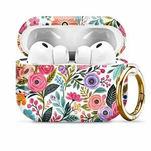 Compatiable with AirPod Pro 3 Trendy Case with Keychain Shockproof and Full Coverage, Unique Pattern Design for 3rd Gen Airpod Pro(Colorful Floral Leaves Berries) Compatiable with AirPod Pro 3 Trendy Case with Keychain Shockproof and Full Coverage, Unique Pattern Design for 3rd Gen Airpod Pro(Colorful Floral Leaves Berries)