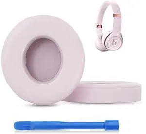 Solo 4 Ear PadsReplacement earpads Cushions Compatible with Beats Solo 4 On-Ear Headphones (Cloud Pink) Solo 4 Ear PadsReplacement earpads Cushions Compatible with Beats Solo 4 On-Ear Headphones (Cloud Pink)