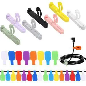 90pcs Cable Labels and Cable Ties Cord Management Organizer Kit Reusable 42 Silicone Ties with 48 Cord Labels for Electronics Travel Home Office Desk Wire Organization(Mixed Color) 90pcs Cable Labels and Cable Ties Cord Management Organizer Kit Reusable 42 Silicone Ties with 48 Cord Labels for Electronics Travel Home Office Desk Wire Organization(Mixed Color)
