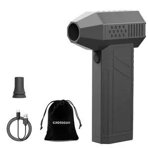 Compressed Air Duster - mini Jet Fan - Powerful Cordless Air Duster, 4 Gear Adjustable Electric Air Blower Reusable No Canned Air Duster for PC Car Desk Gaming Motorcycle (Black) Compressed Air Duster - mini Jet Fan - Powerful Cordless Air Duster, 4 Gear Adjustable Electric Air Blower Reusable No Canned Air Duster for PC Car Desk Gaming Motorcycle (Black)