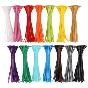 700 Pcs Mixed Colored Zip Ties, 4 Inch Multicolor Self-Locking Nylon Cable Ties 14 Colorful Plastic Resistant Wire Ties for Home Office Garden Garage Workshop 700 Pcs Mixed Colored Zip Ties, 4 Inch Multicolor Self-Locking Nylon Cable Ties 14 Colorful Plastic Resistant Wire Ties for Home Office Garden Garage Workshop