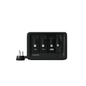 1 Lightning, 3 Type-C Retractable Wall Chargers with 1 USB A Port and 1 Power Strip, 12-in-1 Modular Charging Station 1 Lightning, 3 Type-C Retractable Wall Chargers with 1 USB A Port and 1 Power Strip, 12-in-1 Modular Charging Station