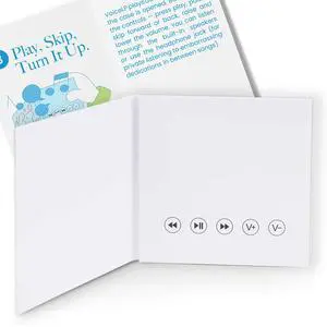 VoiceLP Digital MP3 and WAV Audio and Music Player, White | Audio Playing Greeting Card for Back to School Mixtapes, Playlists, Lectures, Study-Aid, Gifts, Student Projects & Custom Messages VoiceLP Digital MP3 and WAV Audio and Music Player, White | Audio Playing Greeting Card for Back to School Mixtapes, Playlists, Lectures, Study-Aid, Gifts, Student Projects & Custom Messages