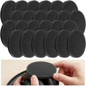 24 Pcs Foam Ear Pads Hearing Protector Replacement Ear Cushion 100mm - 4 inch Replacement for Most Standard Size Office Telephone Headsets, Headphones, Earphones Earbuds 24 Pcs Foam Ear Pads Hearing Protector Replacement Ear Cushion 100mm - 4 inch Replacement for Most Standard Size Office Telephone Headsets, Headphones, Earphones Earbuds