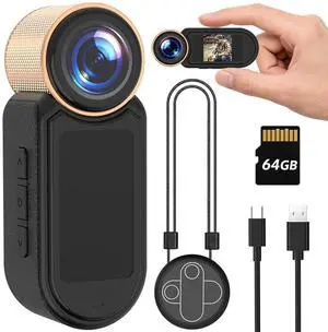 1080P Thumb Action Camera, WiFi Mini Body Hands-Free POV Camera Camcorder | Wearable Portable Recording, with Magnetic Pendant, for Security, Guard, Cycling, Travel, Pet Walking, Vlogging-Black 1080P Thumb Action Camera, WiFi Mini Body Hands-Free POV Camera Camcorder | Wearable Portable Recording, with Magnetic Pendant, for Security, Guard, Cycling, Travel, Pet Walking, Vlogging-Black
