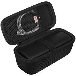 Carrying Case Compatible with Sonos Roam 2 Portable Waterproof Bluetooth Wireless Speaker, Roam 2 Bluetooth Speaker Holder with Mesh Pocket for Charging Cables Accessories, Black+Black Carrying Case Compatible with Sonos Roam 2 Portable Waterproof Bluetooth Wireless Speaker, Roam 2 Bluetooth Speaker Holder with Mesh Pocket for Charging Cables Accessories, Black+Black