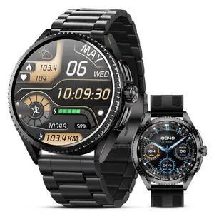 Military Smart Watch for Men (2025/Voice assistant) 1.75-inch HD AMOLED Tactical Smartwatch for Android iOS 100+ Sport Mode Fitness Tracker with Heart Rate SpO2 Sleep Monitor IP67 Waterproof 2 Straps Military Smart Watch for Men (2025/Voice assistant) 1.75-inch HD AMOLED Tactical Smartwatch for Android iOS 100+ Sport Mode Fitness Tracker with Heart Rate SpO2 Sleep Monitor IP67 Waterproof 2 Straps