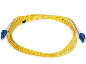 Fiber Optic Cable, LC/LC, Single Mode, Duplex - 2 meter (9/125 Type) - Yellow Fiber Optic Cable, LC/LC, Single Mode, Duplex - 2 meter (9/125 Type) - Yellow