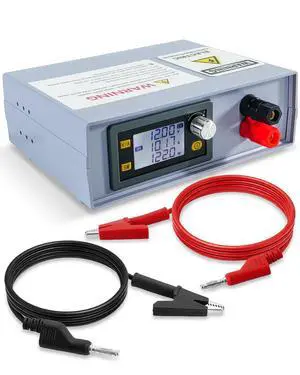 DC Buck Converter with LCD Meter Fit for CNC DIY Power Supply Car Systems | Aluminum Heat Sink, Integrated Enclosure, Adjustable Output, Multiple Protection, 6-70V to 0-60V 20A, 1200W DC Buck Converter with LCD Meter Fit for CNC DIY Power Supply Car Systems | Aluminum Heat Sink, Integrated Enclosure, Adjustable Output, Multiple Protection, 6-70V to 0-60V 20A, 1200W
