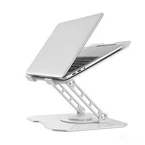 360° Rotating Laptop Stand for Desk, Heavy Duty Solid Steel Ergonomic Laptop Riser, Foldable Portable Computer Holder, Stable Adjustable Stand Compatible with MacBook Air/Pro 10-16 Inch Laptops 360° Rotating Laptop Stand for Desk, Heavy Duty Solid Steel Ergonomic Laptop Riser, Foldable Portable Computer Holder, Stable Adjustable Stand Compatible with MacBook Air/Pro 10-16 Inch Laptops