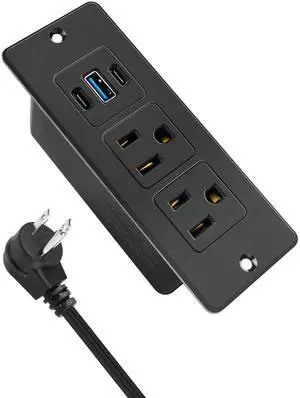 USB C Recessed Power Strip Fast Charge 20W 2 Outlets 3 USB Ports ETL | Mountable Furniture Charging Station 2 USB-C & 1 USB-A Flat Plug 6.56Ft Extension Cord For Desk Table Cabinet Counter Drawer USB C Recessed Power Strip Fast Charge 20W 2 Outlets 3 USB Ports ETL | Mountable Furniture Charging Station 2 USB-C & 1 USB-A Flat Plug 6.56Ft Extension Cord For Desk Table Cabinet Counter Drawer