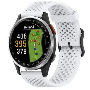 Compatible with Garmin Approach J1 Band, 20mm Quick Release Silicone band with Metal Buckle Compatible for Garmin Approach S50, S44, S42, S40, J1 Smartwatch Compatible with Garmin Approach J1 Band, 20mm Quick Release Silicone band with Metal Buckle Compatible for Garmin Approach S50, S44, S42, S40, J1 Smartwatch