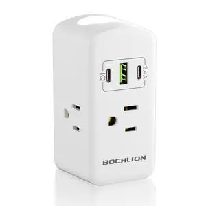 Multi Plug Socket Extender with Night Light and USB Surge Protector, 3 USB Wall Chargers, Suitable for Wide spacing sockets for Travel, Home, and University Dormitories (White) Multi Plug Socket Extender with Night Light and USB Surge Protector, 3 USB Wall Chargers, Suitable for Wide spacing sockets for Travel, Home, and University Dormitories (White)