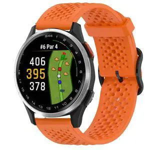 Compatible with Garmin Approach J1 Band, 20mm Quick Release Silicone band with Metal Buckle Compatible for Garmin Approach S50, S44, S42, S40, J1 Smartwatch Compatible with Garmin Approach J1 Band, 20mm Quick Release Silicone band with Metal Buckle Compatible for Garmin Approach S50, S44, S42, S40, J1 Smartwatch