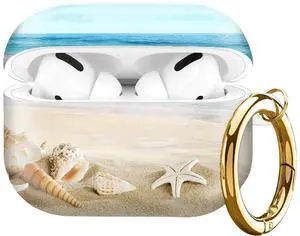 Compatible with AirPod Pro Case 2nd/1st Gen (2023/2022/2019),Shockproof Protective Cover with Keychain for Women,Cute Charging Case for Airpod Pro 2/1(Starfish Beach) Compatible with AirPod Pro Case 2nd/1st Gen (2023/2022/2019),Shockproof Protective Cover with Keychain for Women,Cute Charging Case for Airpod Pro 2/1(Starfish Beach)
