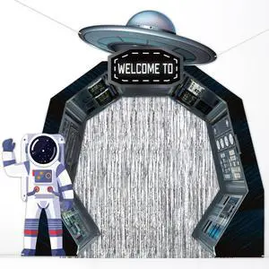 Outer Space Birthday Party Decorations Astronaut Hanging Porch Banner Backdrop Planet Door Covers Spaceship Silver Foil Fringe Backdrop for Galaxy Solar System Boys Room Classroom Supplies Favors Outer Space Birthday Party Decorations Astronaut Hanging Porch Banner Backdrop Planet Door Covers Spaceship Silver Foil Fringe Backdrop for Galaxy Solar System Boys Room Classroom Supplies Favors