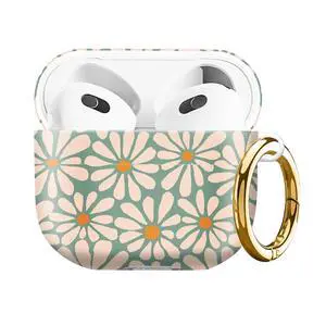 Case Compatible with AirPod 4 2024, Soft Full Protective Cover with Keychain for Women,Cute AirPod 4 Case Accessories for 4th Generation Charging 2024(Green Floral) Case Compatible with AirPod 4 2024, Soft Full Protective Cover with Keychain for Women,Cute AirPod 4 Case Accessories for 4th Generation Charging 2024(Green Floral)
