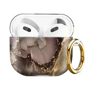 Case Compatible with AirPod 4 2024, Soft Full Protective Cover with Keychain for Women,Cute AirPod 4 Case Accessories for 4th Generation Charging 2024(Natural Luxury Waves Golden Marble) Case Compatible with AirPod 4 2024, Soft Full Protective Cover with Keychain for Women,Cute AirPod 4 Case Accessories for 4th Generation Charging 2024(Natural Luxury Waves Golden Marble)