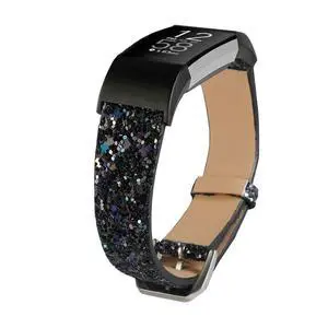 Bling Bands Compatible with Fitbit Charge 2 Band, Women Strap Shiny Glitter Leather Replacement Bands Compatible with Fitbit Charge 2 Wristbands Bling Bands Compatible with Fitbit Charge 2 Band, Women Strap Shiny Glitter Leather Replacement Bands Compatible with Fitbit Charge 2 Wristbands