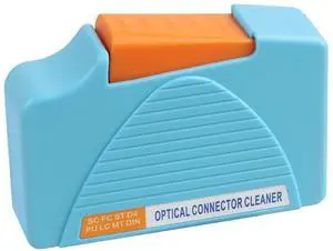 Fiber Cleaner Box - FTTH Fiber Optic Cleaning Box for FC & SC & LC End Faces & Optical Connectors -Over 500 Times Anti Static Clean Swab, Blue Fiber Cleaner Box - FTTH Fiber Optic Cleaning Box for FC & SC & LC End Faces & Optical Connectors -Over 500 Times Anti Static Clean Swab, Blue