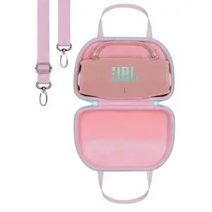 LTGEM Case Compatible with Charge 6 /Charge 5 /Charge 4 Portable Speaker with Removable Strap, Pink + Mint Green Edg LTGEM Case Compatible with Charge 6 /Charge 5 /Charge 4 Portable Speaker with Removable Strap, Pink + Mint Green Edg