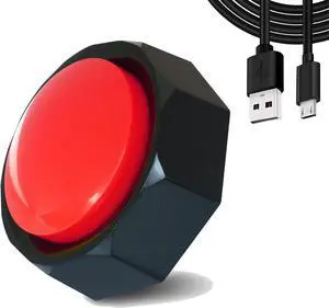 USB Recordable Buttons-USB Sound Button-Make Your Own Button by Uploading Audio Files-Support 100+ Recordings PlaybackUpgraded Version USB Recordable Buttons-USB Sound Button-Make Your Own Button by Uploading Audio Files-Support 100+ Recordings PlaybackUpgraded Version