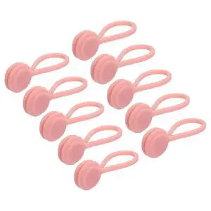 Magnetic Cable Clips 4.3 Inch x 0.6 Inch Pink Magnetic Cord Organizer Cable Ties Reusable Twist Ties for Home, Kitchen, Office, 10 Pcs Magnetic Cable Clips 4.3 Inch x 0.6 Inch Pink Magnetic Cord Organizer Cable Ties Reusable Twist Ties for Home, Kitchen, Office, 10 Pcs
