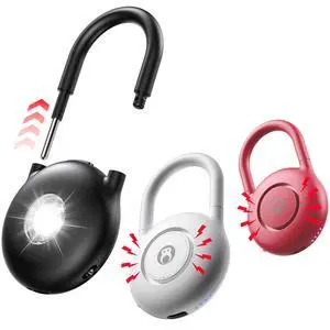 130dB Personal Alarms for Women USB-C Rechargeable Self Defense Alarm Keychain with Strobe Light Loud Personal Safety Alarm for Students & Jogging Safe for Seniors, Black 130dB Personal Alarms for Women USB-C Rechargeable Self Defense Alarm Keychain with Strobe Light Loud Personal Safety Alarm for Students & Jogging Safe for Seniors, Black