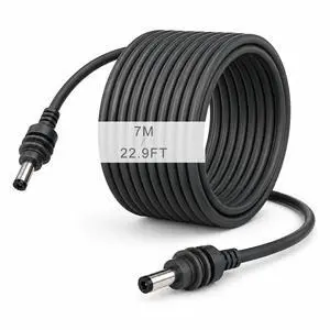 Starlink Mini Power Cable Compatible, DC to DC Cable with Waterproof 5.5mm x 2.1mm Connector, 16AWG PVC Cord (22.9FT) Starlink Mini Power Cable Compatible, DC to DC Cable with Waterproof 5.5mm x 2.1mm Connector, 16AWG PVC Cord (22.9FT)